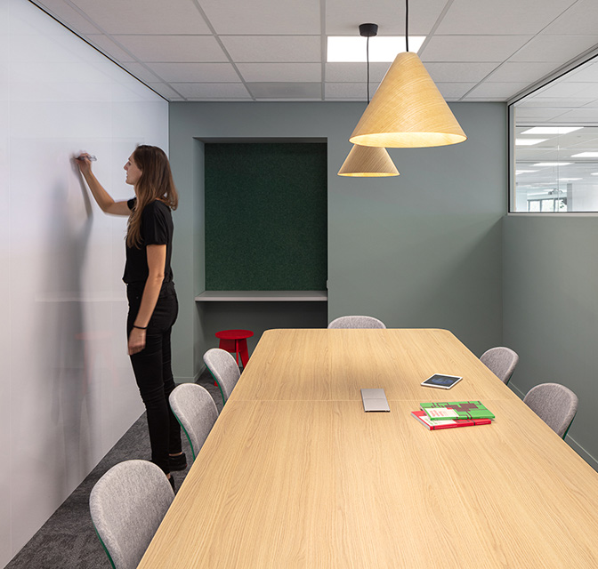 Projecten FullBoard whiteboardwand